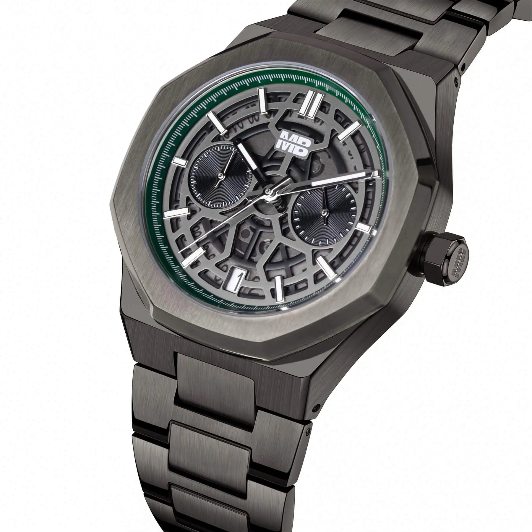 MARKO BALENO SKELETON GUNMETAL EDITION MB180-B (2)