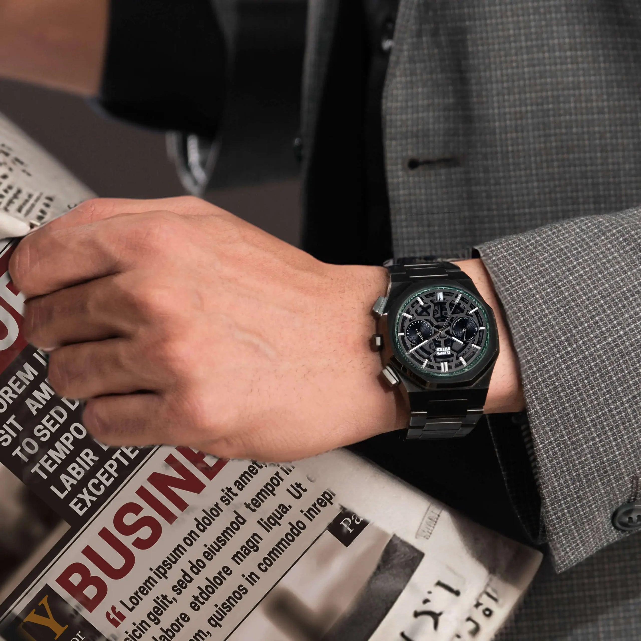 MARKO BALENO SKELETON GUNMETAL EDITION MB180-B (5)